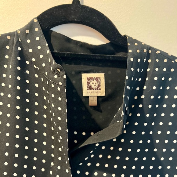Anne Klein polyester blouse - S - Picture 2 of 3